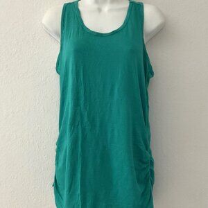 ENERGY ZONE LACE RUCHED SIDE RACERBACK TANK TOP ACTIVEWEAR LIKE NEW